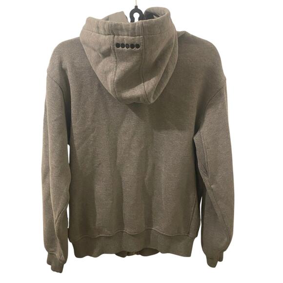 Y2K Vintage Coogi Gray Fleece Full Zip Hoodie Size Medium - Picture 2 of 9